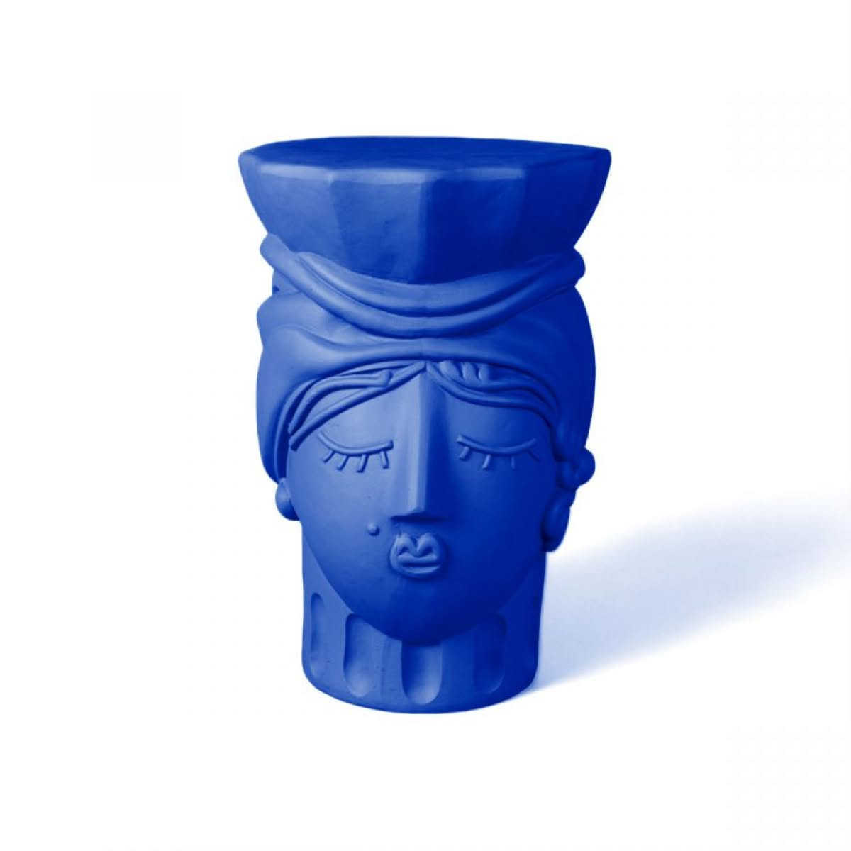 Magna Graecia Terracotta Testa di Moro Woman Sgabello Seletti