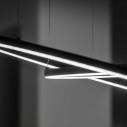 Lampada a sospensione Oracle Slim Sp D090 RoOracle Slim Sp D090 Round 3000k Dali Bk Lampada a sospensione und 3000k Dali Bk Ideal Lux ambientazione