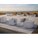 Tavolino Big Cut bianco ambientazione
