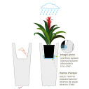 Vaso Kube High con ruote L 80 dettaglio
