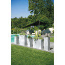 Vaso Kube High con ruote L 100 ambientazione