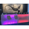 Faz Bancone bar angolare LED Vondom ambientazione
