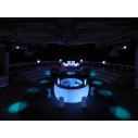 Fiesta Bancone bar curvo 160x160x115 LED Vondom ambientazione