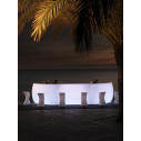 Fiesta Bancone bar curvo 160x160x115 LED Vondom ambientazione