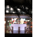 Fiesta Bancone bar curvo 160x160x115 LED Vondom ambientazione