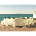 Fiesta Bancone bar curvo 160x160x115 LED Vondom ambientazione