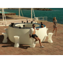 Fiesta Bancone bar curvo 160x160x115 LED Vondom ambientazione