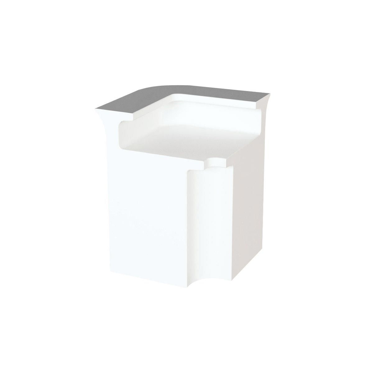 Top inox per bancone bar Break Corner