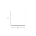 Lampada Cubo Hanging 30 scheda tecnica