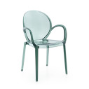 Sedia con braccioli Camilla mint Bizzotto vista