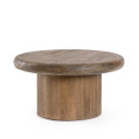 Tavolino Lopez brown Ø 75 Bizzotto vista