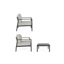Set4 Salotto Sirius Antracite Bizzotto vista