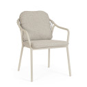 Sedia con braccioli Edvige Pelican Bizzotto vista