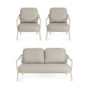 Set3 Salotto Edvige Pelican Bizzotto vista