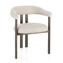 Sedia con braccioli Giuditta Bronzo-Sand vista