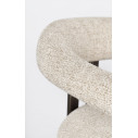 Sedia con braccioli Giuditta Bronzo-Sand dettaglio