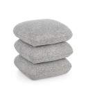 Pouf Antara Grigio Bizzotto vista