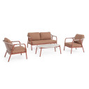 Set4 Salotto Miravet Rame Bizzotto vista