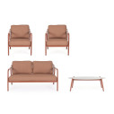 Set4 Salotto Miravet Rame Bizzotto vista