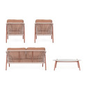 Set4 Salotto Miravet Rame Bizzotto vista