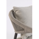Set3 Salotto Millor Antracite-Khaki Bizzotto dettaglio