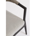 Set3 Salotto Millor Antracite-Khaki Bizzotto dettaglio