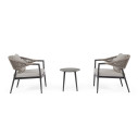 Set3 Salotto Millor Antracite-Khaki Bizzotto vista