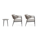 Set3 Salotto Millor Antracite-Khaki Bizzotto vista