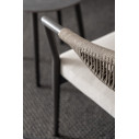Set3 Salotto Millor Antracite-Khaki Bizzotto dettaglio