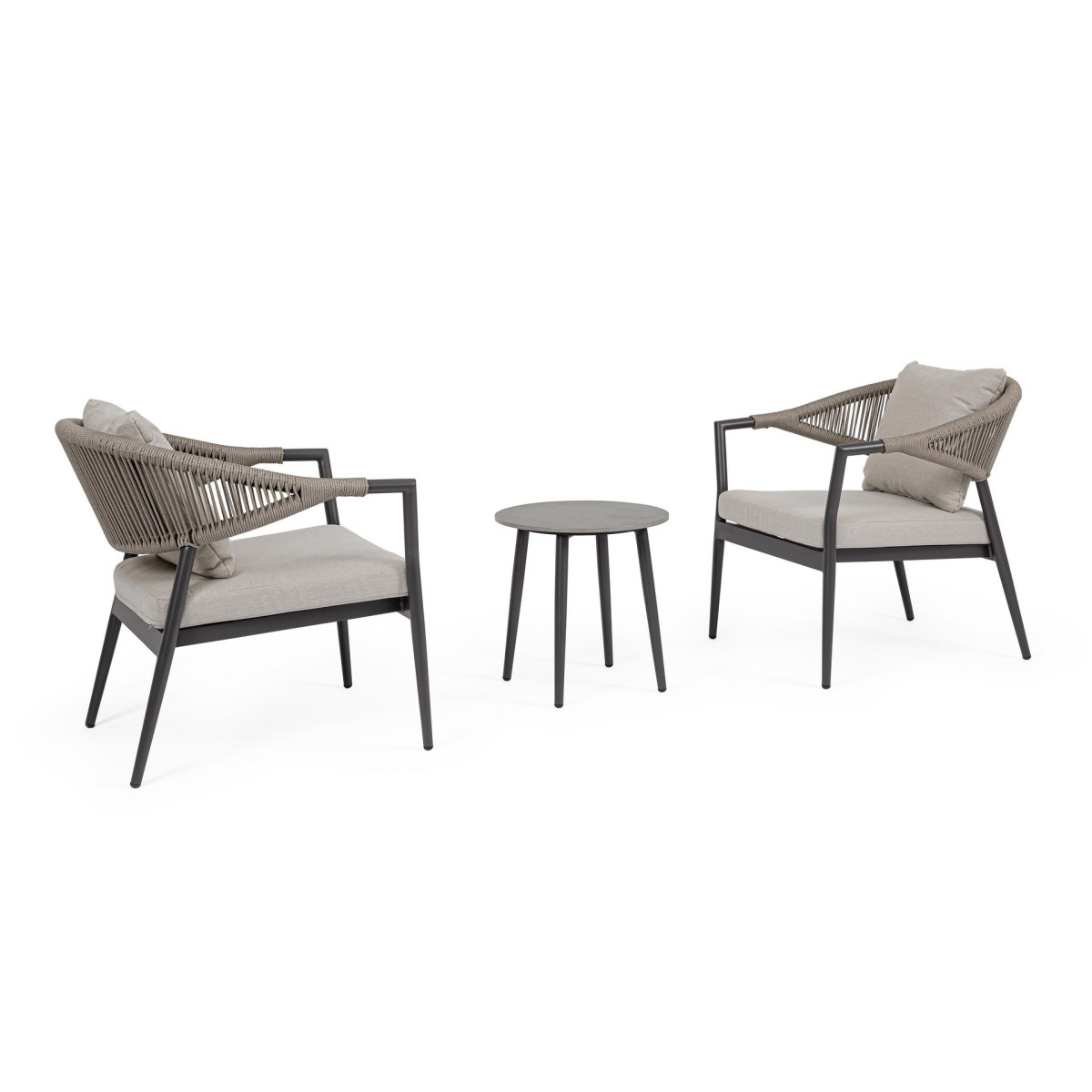 Set3 Salotto Millor Antracite-Khaki