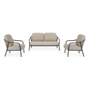 Set3 Salotto Edvige Antracite Bizzotto vista