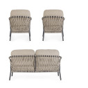 Set3 Salotto Edvige Antracite Bizzotto vista