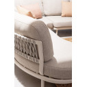 Set Salotto Angolare Helios Pelican Bizzotto dettaglio