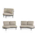 Set Salotto Angolare Helios Antracite Bizzotto vista