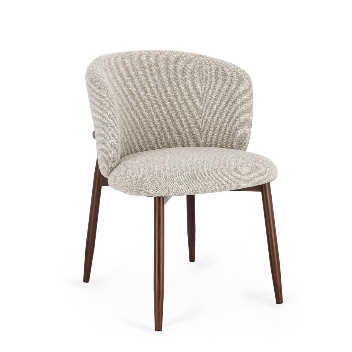 Sedia Amalia Noce-Beige
