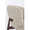 Sgabello Cucina Amalia Noce-Beige Bizzotto dettaglio