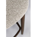 Sgabello Cucina Amalia Noce-Beige Bizzotto dettaglio