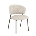 Sedia Prisca Bronzo-Sand Bizzotto vista
