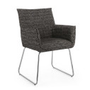 Sedia con braccioli Evelyn Carbone Bizzotto vista