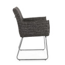 Sedia con braccioli Evelyn Carbone Bizzotto vista