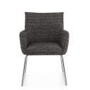 Sedia con braccioli Evelyn Carbone Bizzotto vista