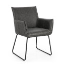 Sedia C-Br Evelyn Dark Bizzotto vista