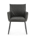 Sedia C-Br Evelyn Dark Bizzotto vista