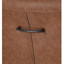 Sedia con braccioli Evelyn Cognac Bizzotto dettaglio