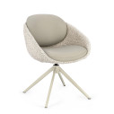 Sedia Averik Beige Bizzotto vista