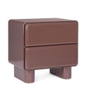 Comodino 2 cassetti Otilia Brick Bizzotto vista