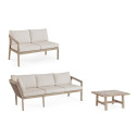 Set salotto angolare Kalimera Timber Bizzotto vista