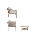 Set salotto angolare Kalimera Timber Bizzotto vista