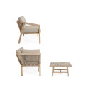 Set salotto angolare Kalimera Desert Bizzotto dettaglio