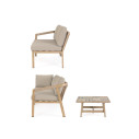 Set salotto angolare Kalimera Desert Bizzotto dettaglio